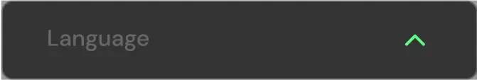 Language Dropdown